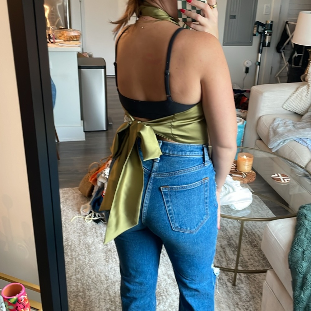 Commence satin halter top - Picture 2 of 8
